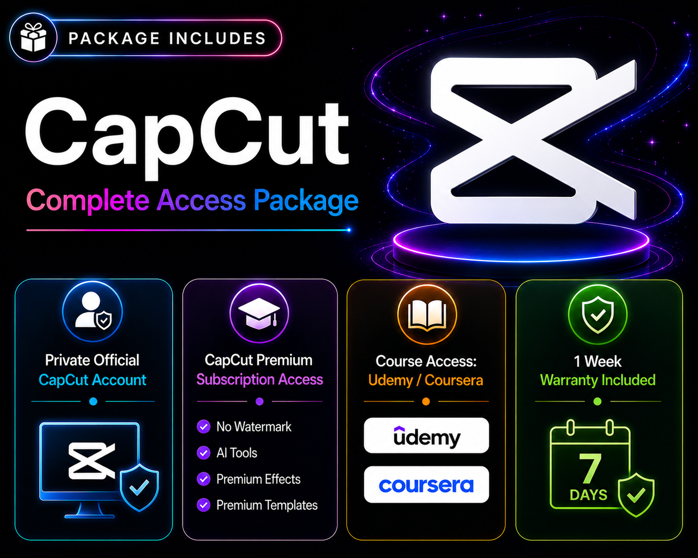 📹 Official CapCut + Paid Course Learning Combo