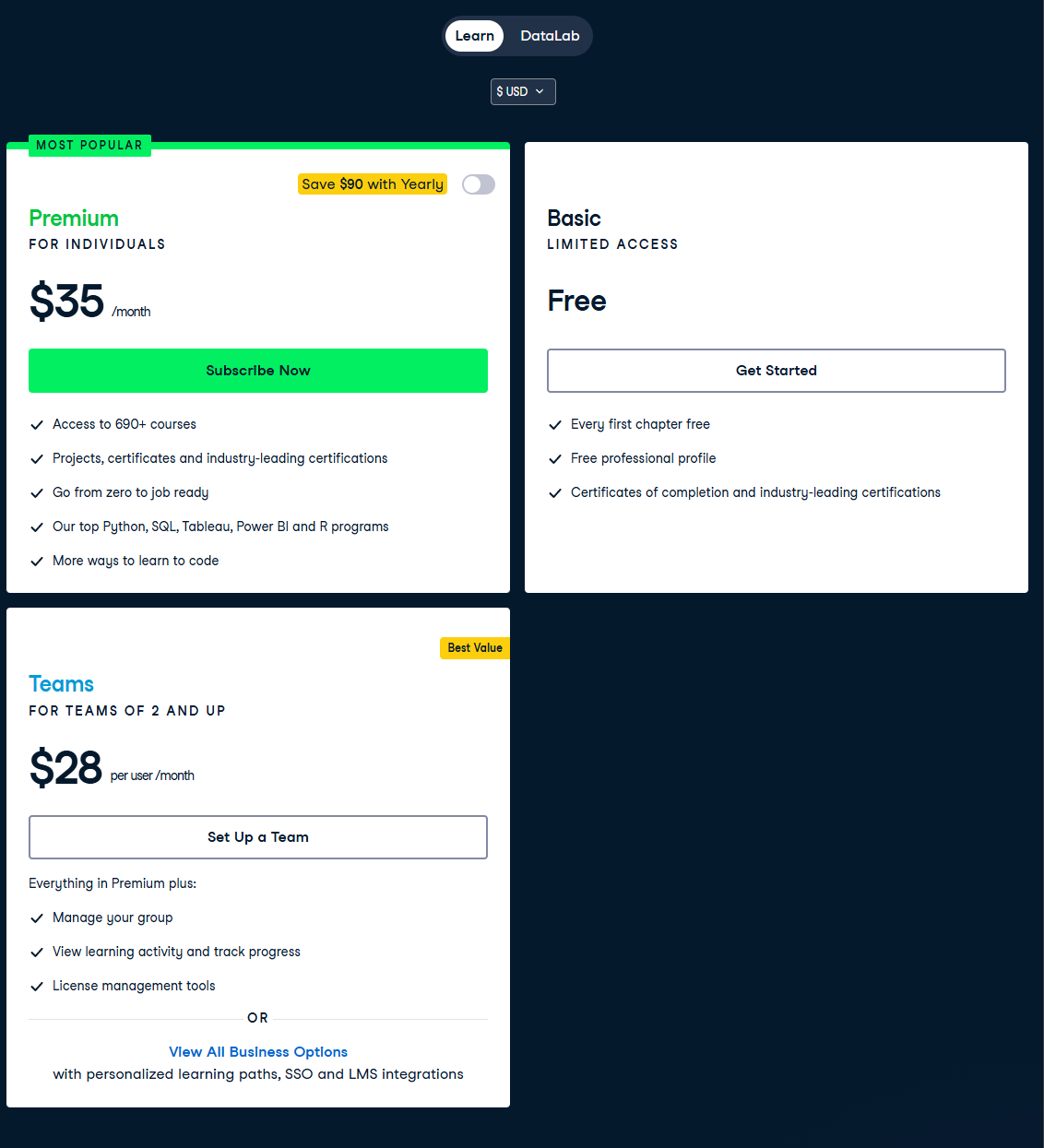 🔥 Official DataCamp + Paid Course Learning Combo