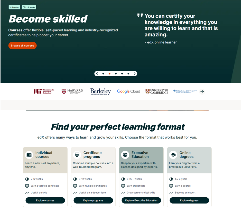 🔥 edX Account Plan: Essential/ Enterprise