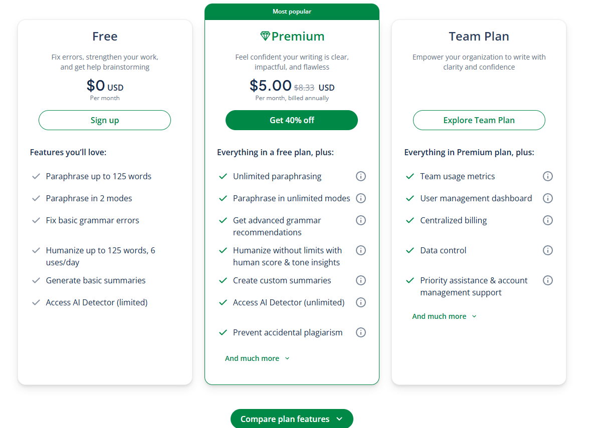 🔥 QuillBot Account Plan: Premium